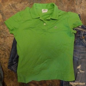 Lacoste polo green shirt